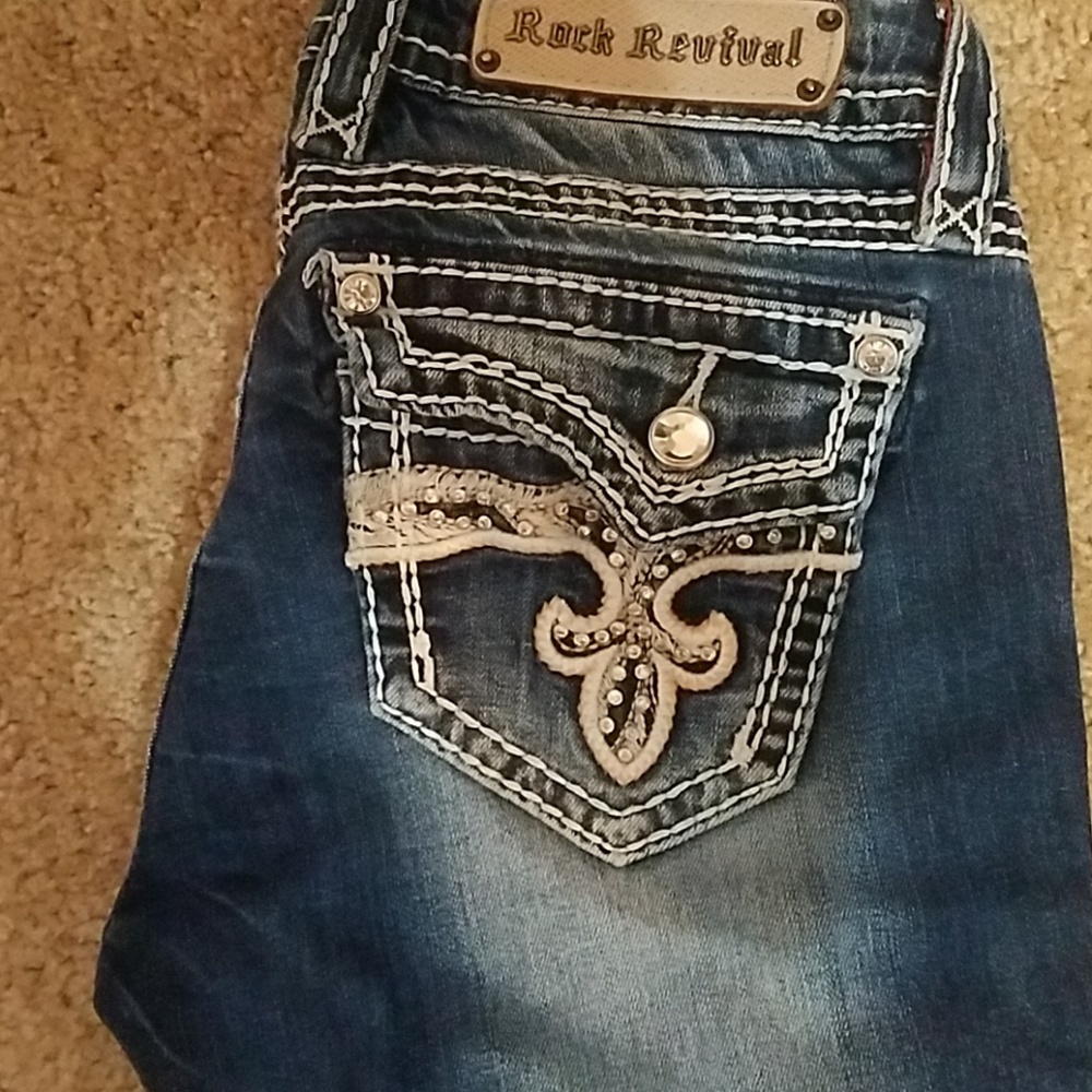 rock revival jeans